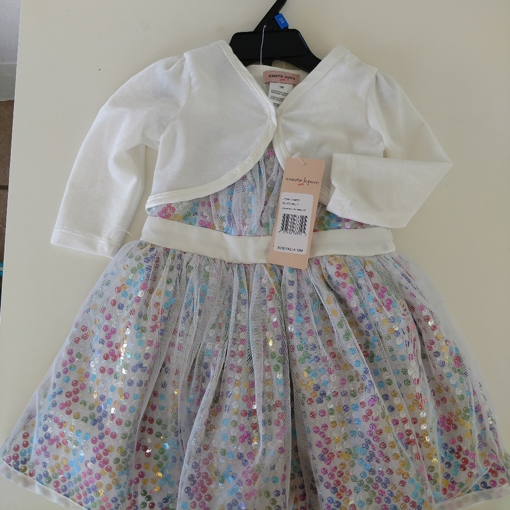 Nanette Lepore Toddler Baby Girl 12m holiday dress